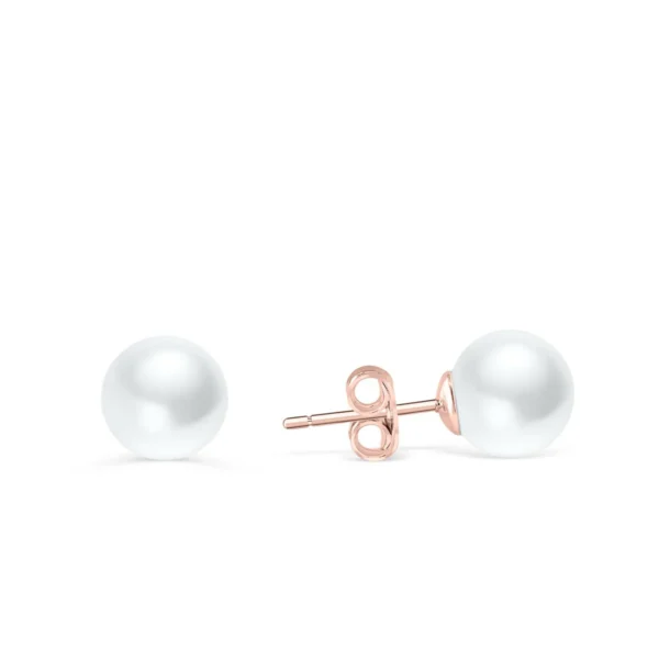 STUDS PEARL 925ST F RGOLD - 10472 - Image 2