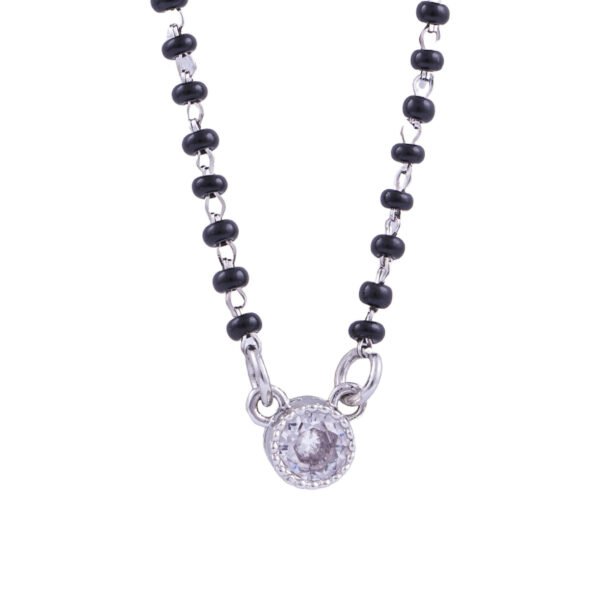 MANGALSUTRA 925ST CZ PENDENT-10502 - Image 2