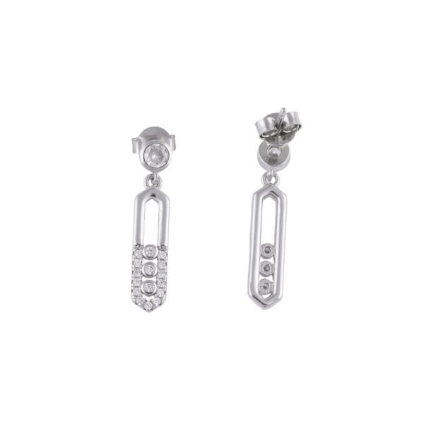 EARING PENDENT MICRO CZ SET 925ST -10528 - Image 3