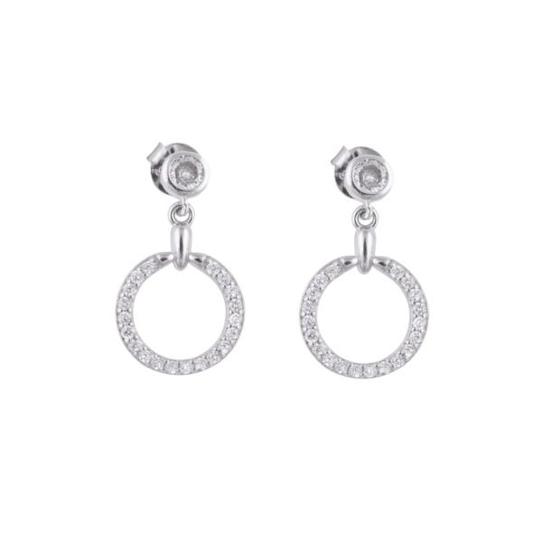 EARING PENDENT MICRO CZ SET 925ST -10533 - Image 2