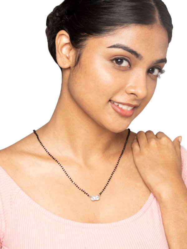 MANGALSUTRA 925ST CZ PENDENT-10503 - Image 2