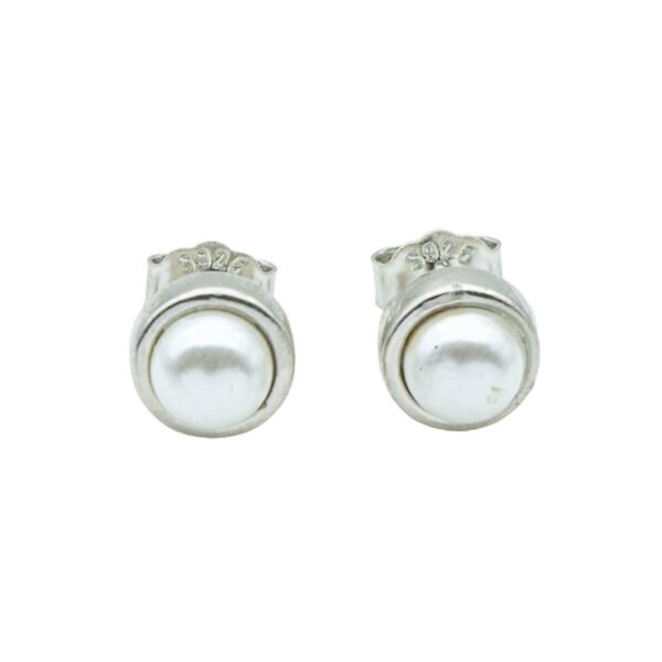 STUDS SEMIPEARL925ST F - 10140