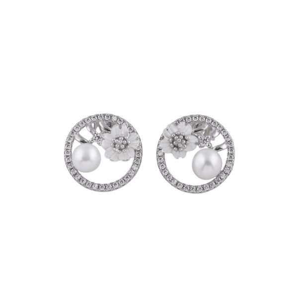 EARING PENDENT SET MICRO 925ST MOP RH - 10775 - Image 3