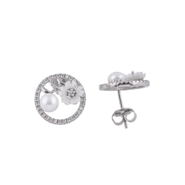 EARING PENDENT SET MICRO 925ST MOP RH - 10775 - Image 4